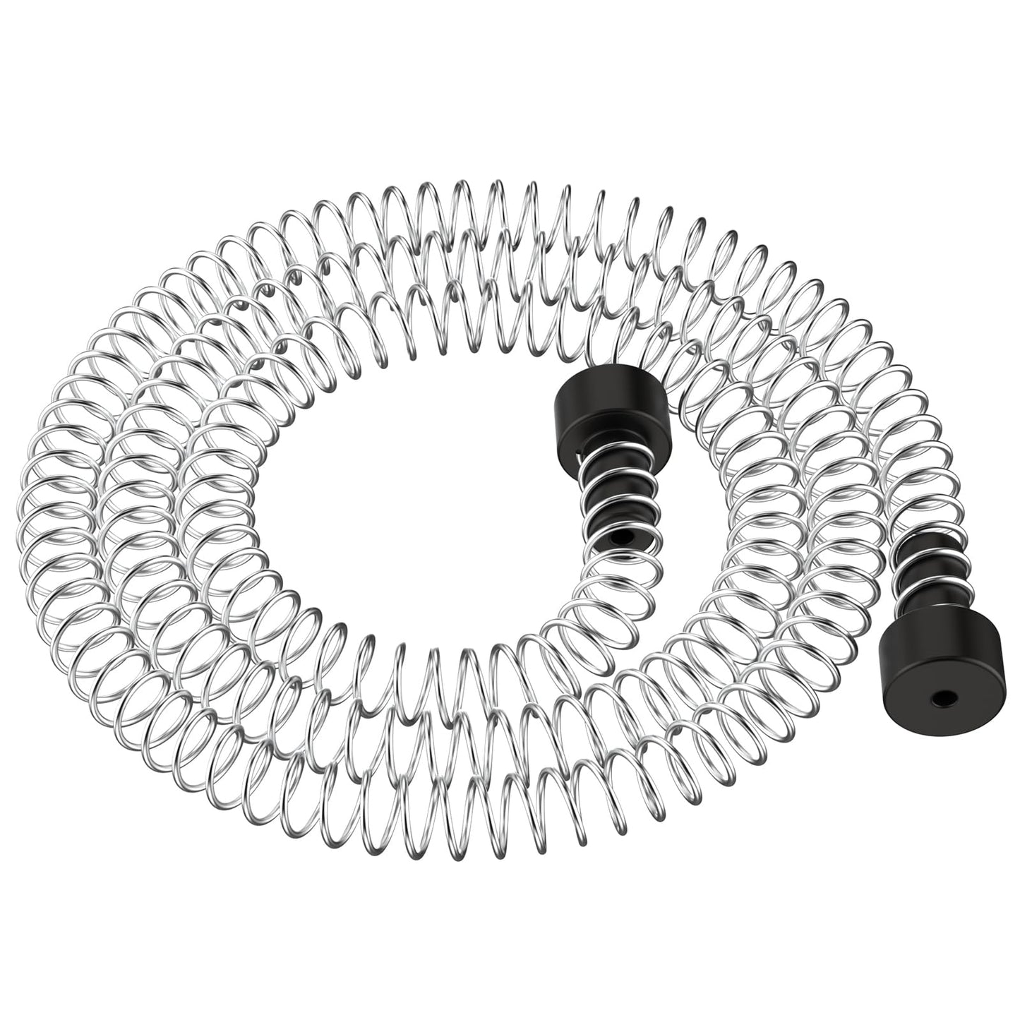 Fologtoo - Freno de resorte de tirolina, tapón de freno de acero inoxidable extra largo de 14 pies, kit de línea de cierre para resorte de tirolina de patio trasero para cable de 3/16 1/4 5/16 3/8
