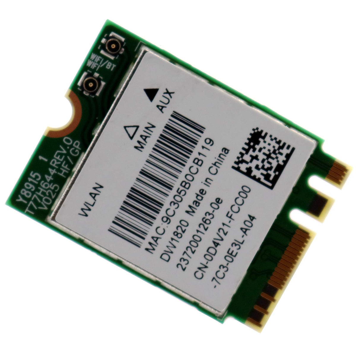Adaptador WLAN WiFi DW1820 Deal4GO 867Mbps con BT 4.1 para Portátiles Dell