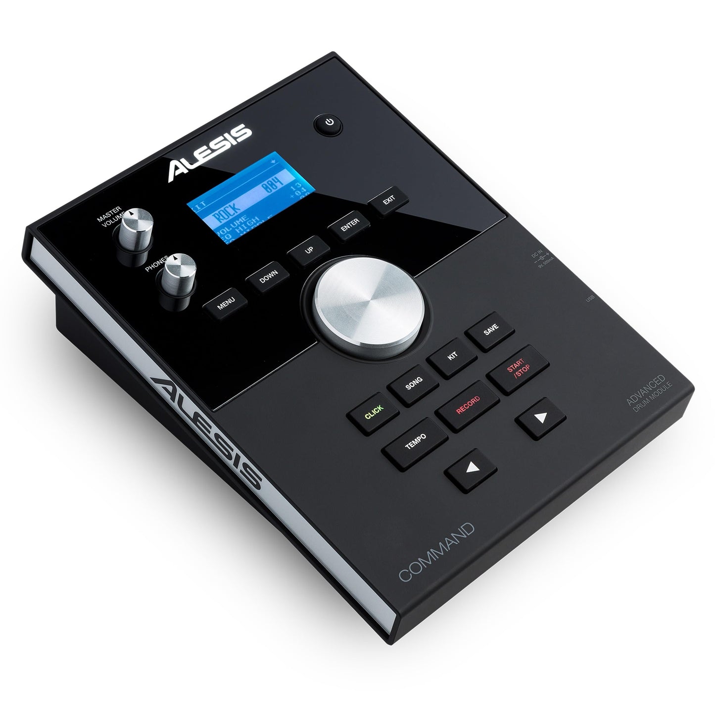 Alesis Command Mesh SE Kit - Set de Batería Electrónica, parches de malla doble zona, conexiones MIDI USB, 600 sonidos batería eléctrica y acústica