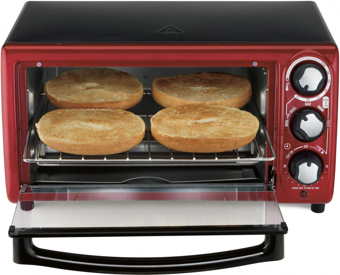 Hamilton Beach 4-Slice Toaster Oven, Red by Hamilton Beach Product