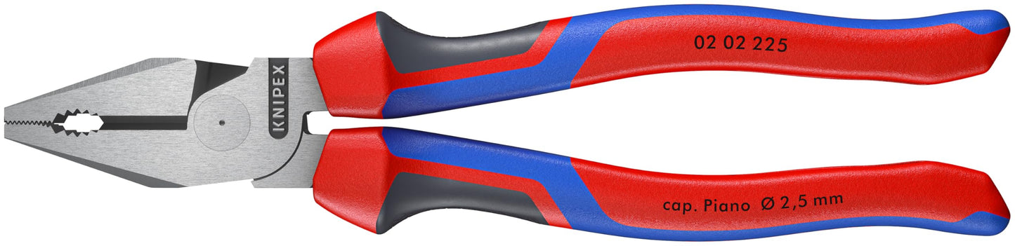 Knipex Alicates combinados de alto apalancamiento de 9 pulgadas, agarre cómodo