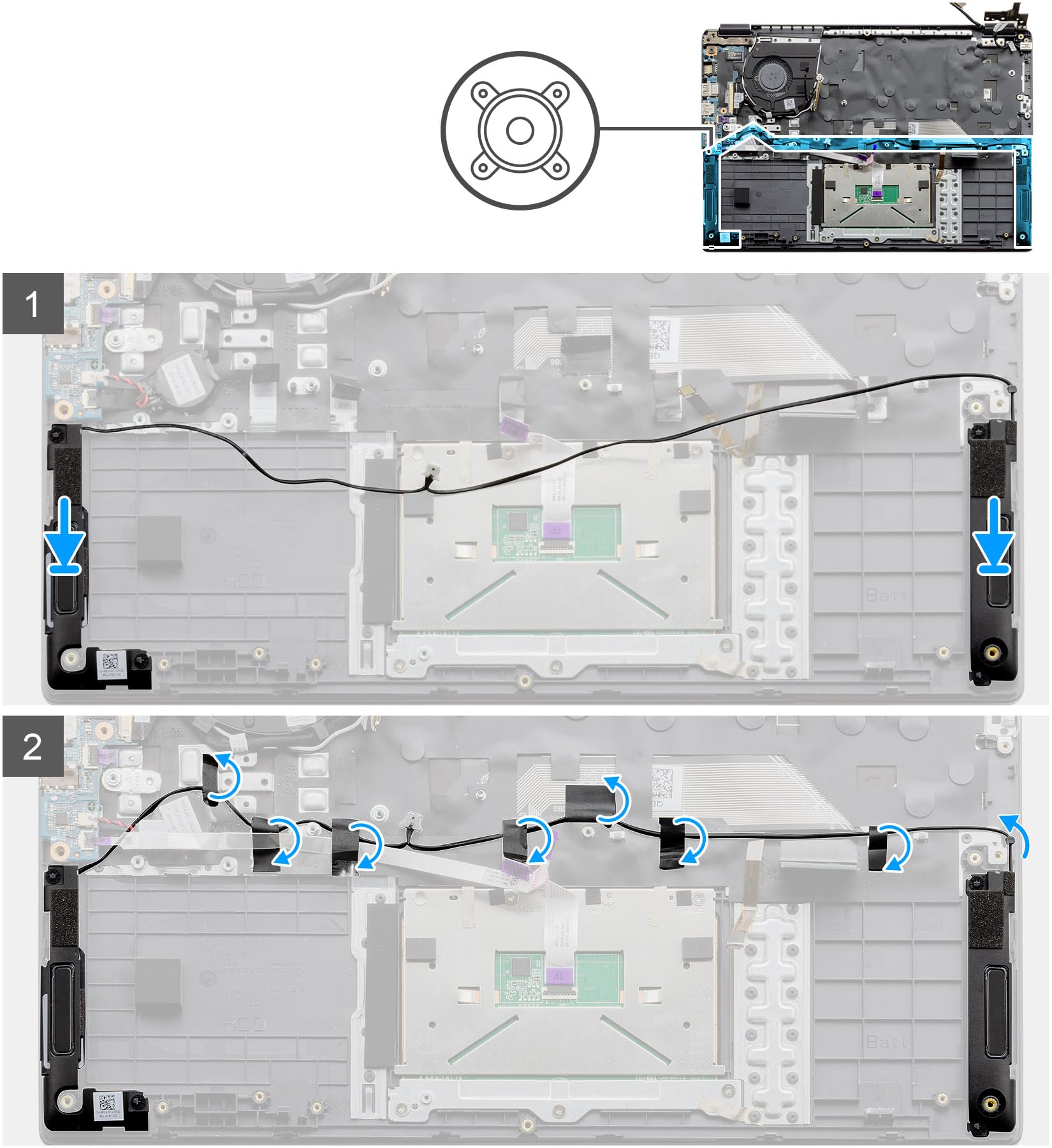 Deal4GO - Conjunto de altavoces internos izquierdo y derecho RX4XP 0RX4XP 023.400KL.0001 de repuesto para Dell Latitude 3410 E3410