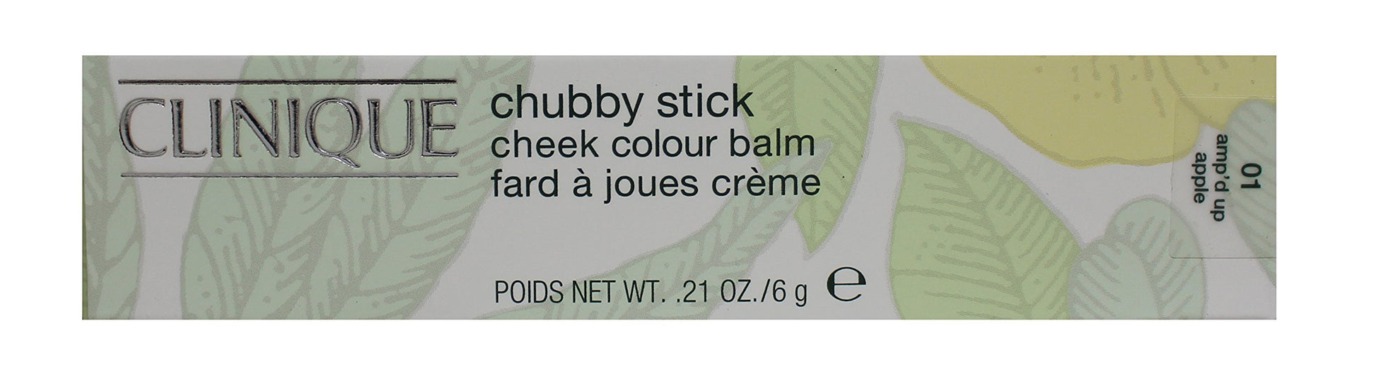 Clinique Chubby Stick Cheek Colour Balm - # 01 Ampd Up Apple for Women Lipstick 0.21 oz