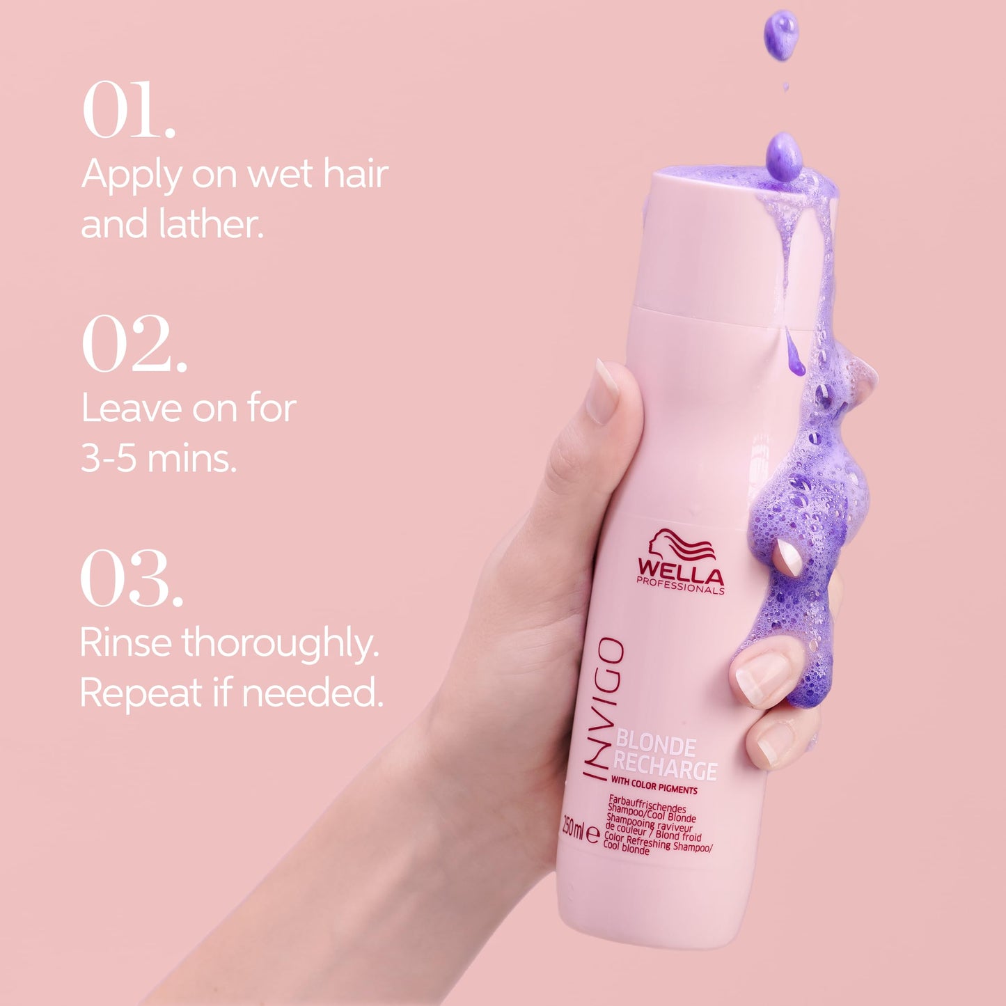 Shampoo Wella Professionals INVIGO Blonde Recharge Cool Refreshing