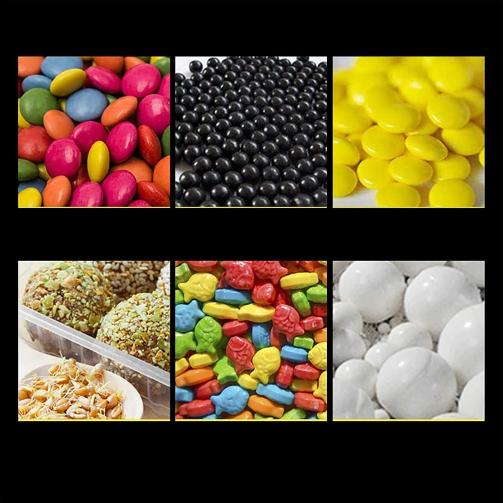 Máquina de recubrimiento de azúcar, pequeña mini máquina de revestimiento de chocolate comercial, máquina pulidora de recubrimiento de chocolate de 2-5 kg/H Máquina secadora de recubrimiento
