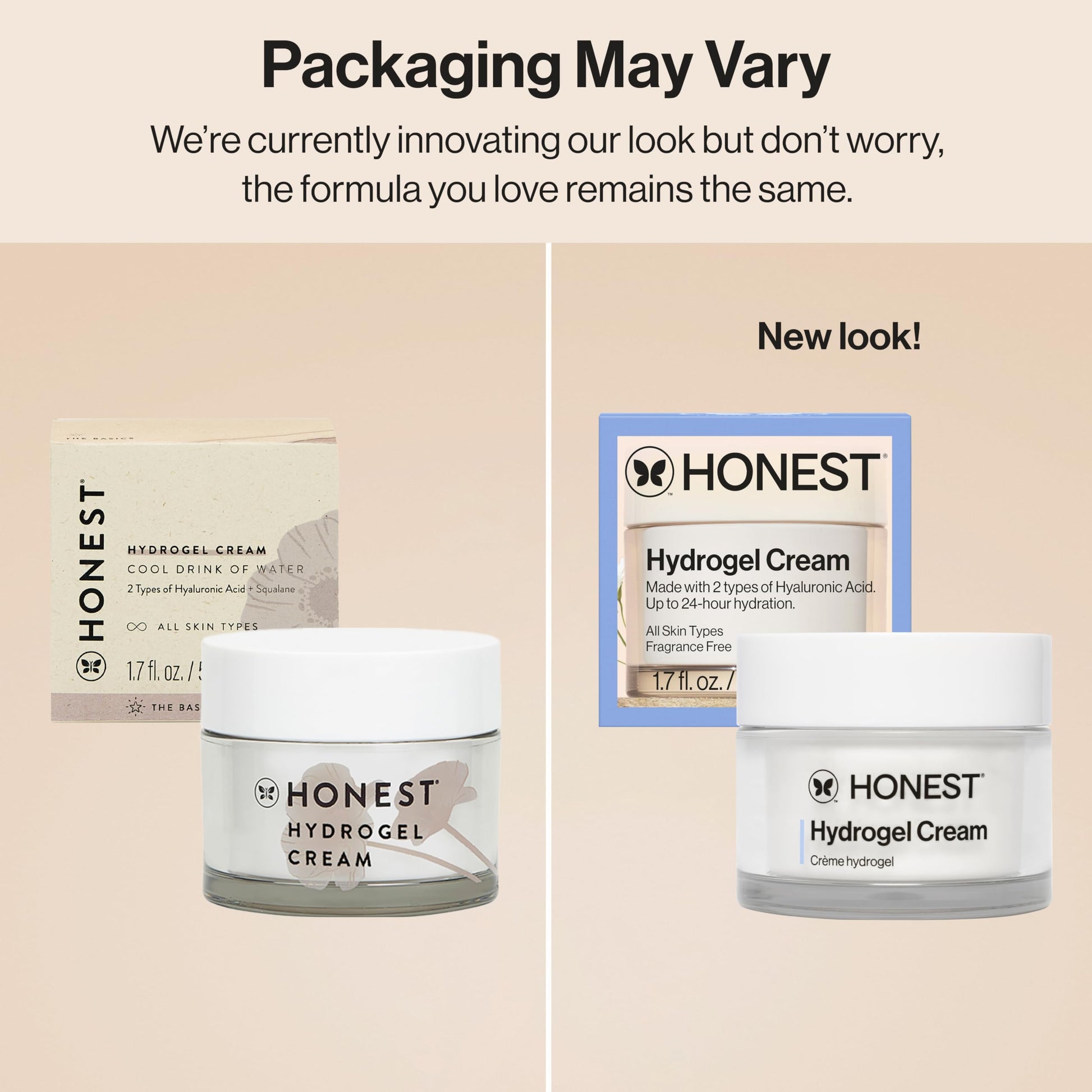 The Honest Company Hydrogel cream