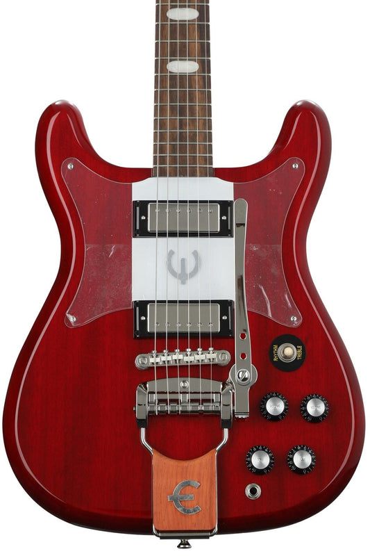 Epiphone Guitarra Eléctrica Crestwood Custom Tremotone Cherry