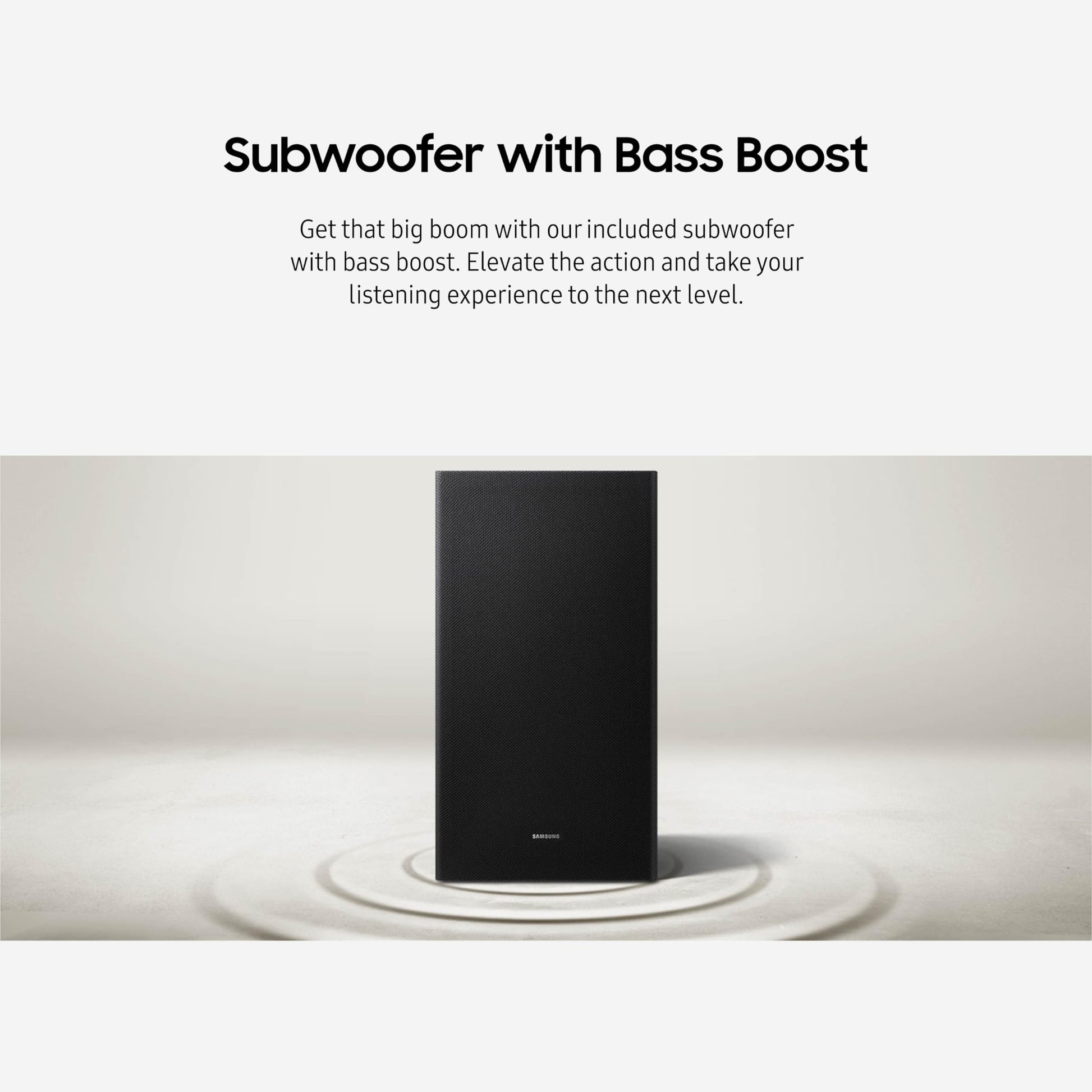 Barra de Sonido Samsung HW-B550D Negro con Audio Dolby y Subwoofer Inalámbrico 2024