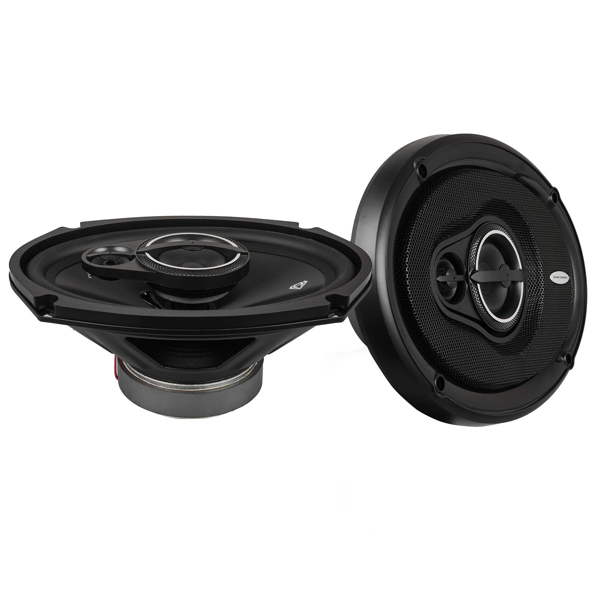 Altavoces Coaxiales Black Diamond Negros 3 Vías 6 x 9 270 Vatios para Coche
