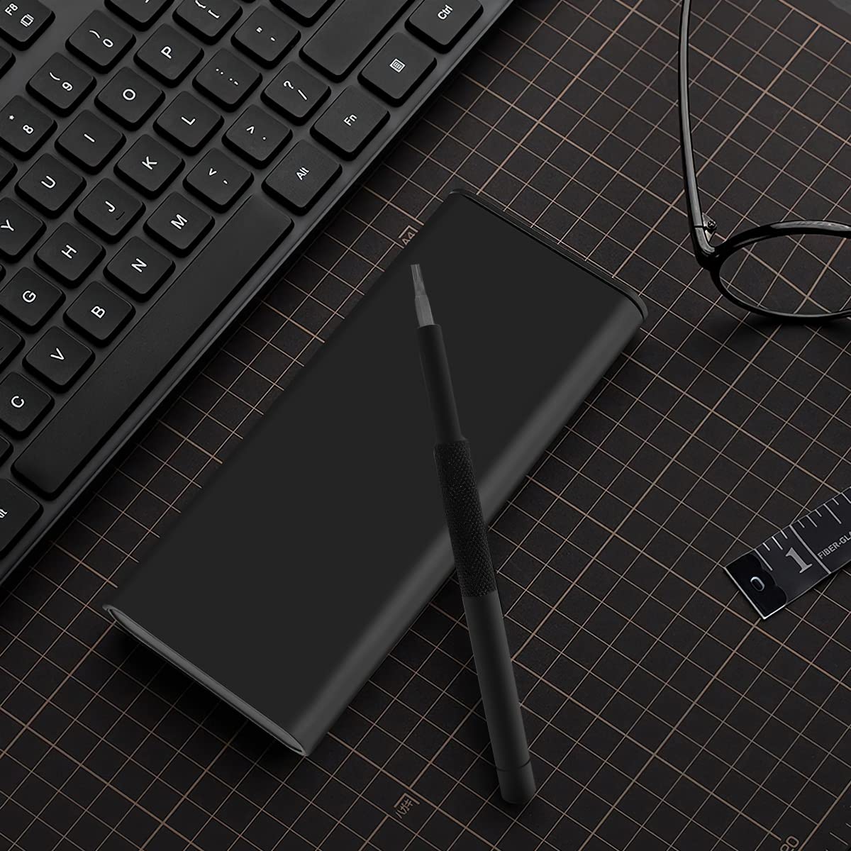 Kit de Destornilladores de precisión 25 en 1 – AFujia Juego de Herramientas de Reparación Electrónica Profesional con Caja Portátil para iPhone, Computadora, Xbox Macbook PS4, PC