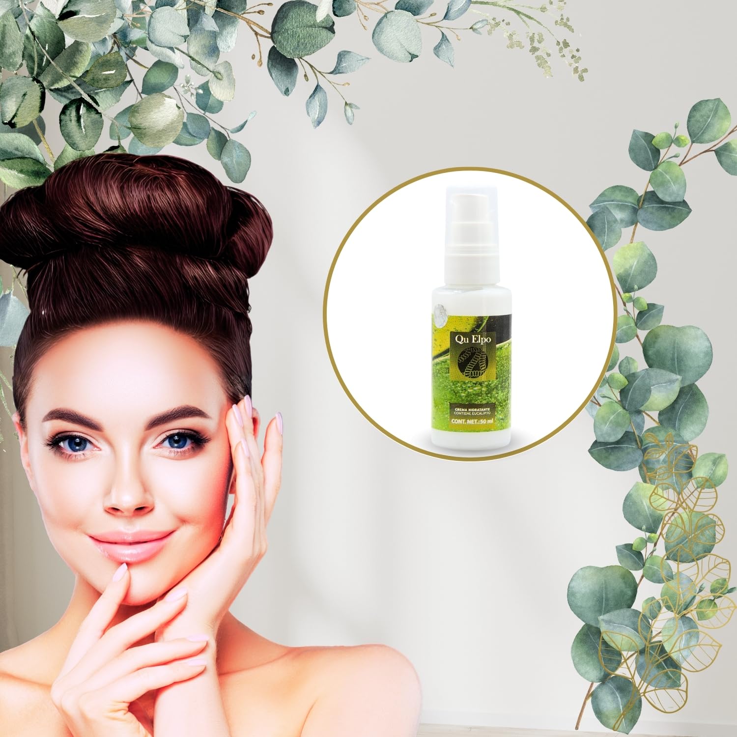 QU ELPO| Crema facial, Nutre y Suaviza tu piel - 50ML.
