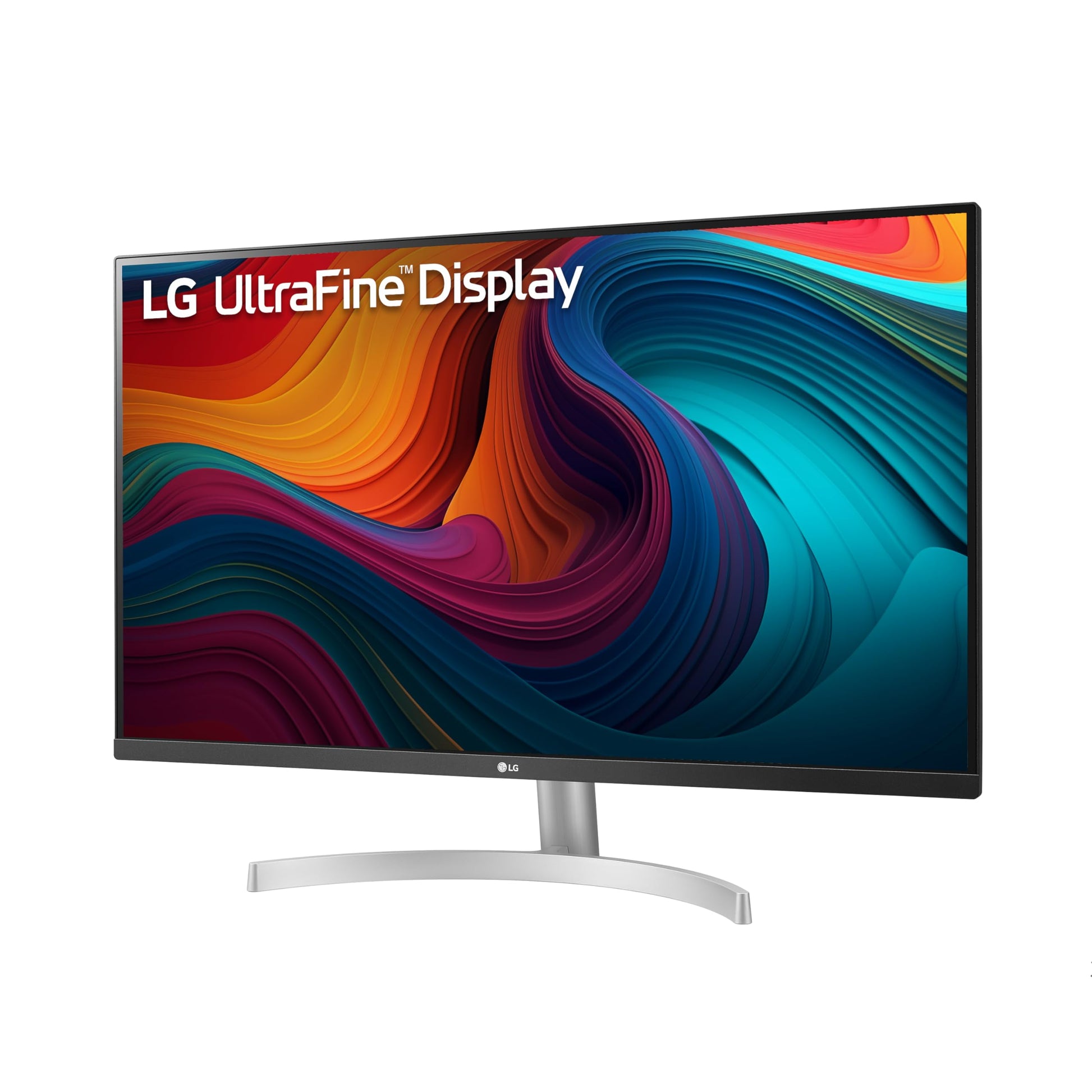 LG 32UN500-W Monitor 32" Ultrafine (3840 x 2160), AMD FreeSync, DCI-P3 90% Gama de Colores, HDR10, Altavoces Integrados, diseño virtualmente sin Bordes de 3 Lados, Plateado/Blanco