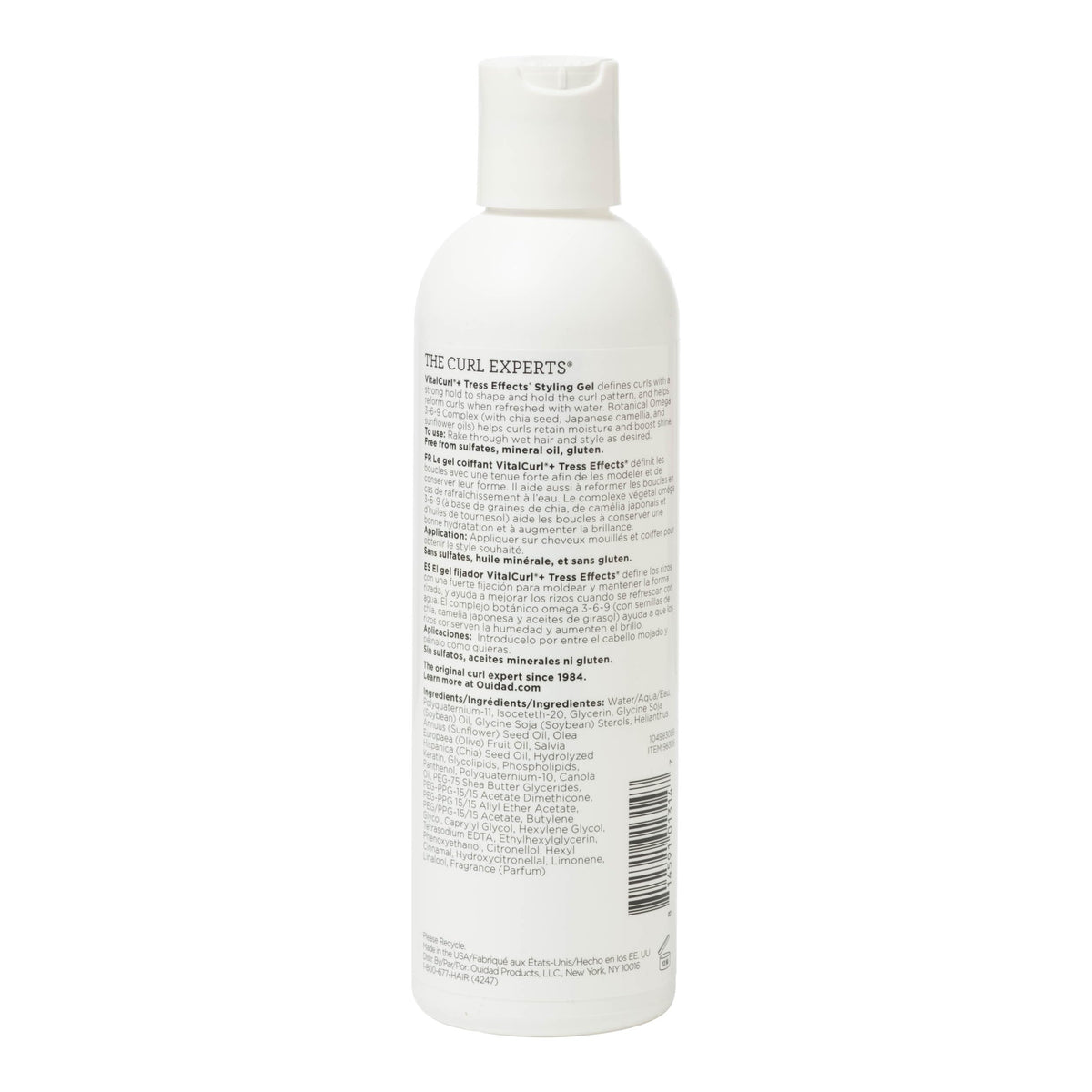 Ouidad VitalCurl+ Tress Effects Styling Curl Gel, 8.5 Fl Oz