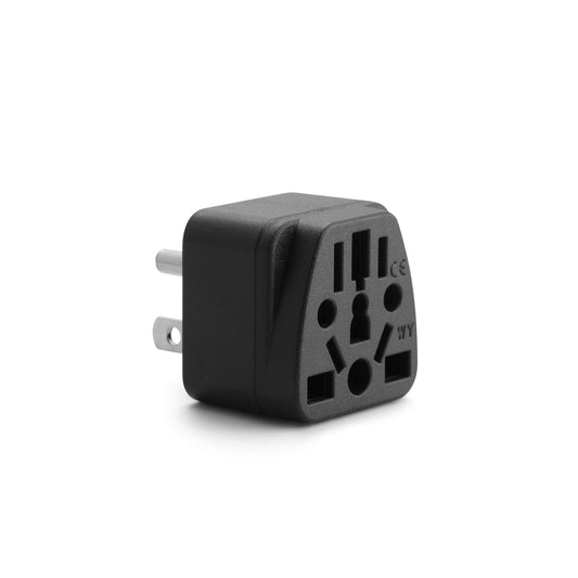 Adaptador de Enchufe de Viaje Unidapt Blanco de 3 Clavijas para Europa a EE. UU.