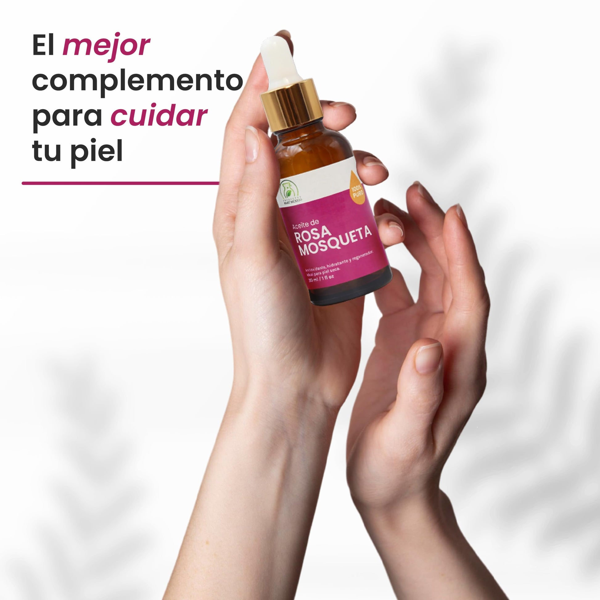 Aceite Rosa Mosqueta Orgánico Puro - Hidratante Regenerador Piel - Productos Naturales - Envío Rápido - Compra Online!