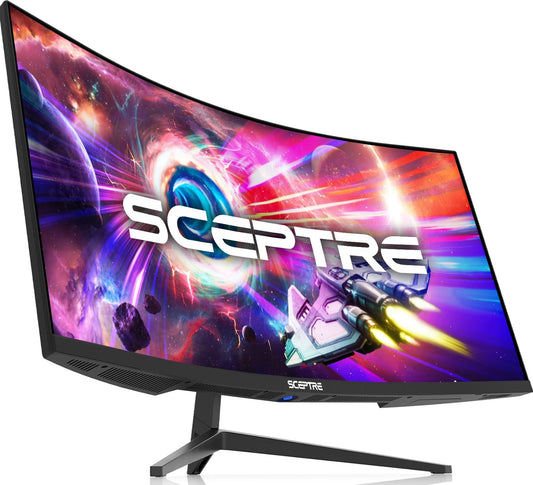 Monitor Curvo Ultrawide Sceptre Negro WQHD 34 Pulgadas 165Hz 1ms 2023