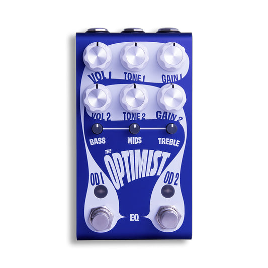 Jackson Audio Optimist Dual Overdrive y EQ Pedal Cory Wong Edition, azul