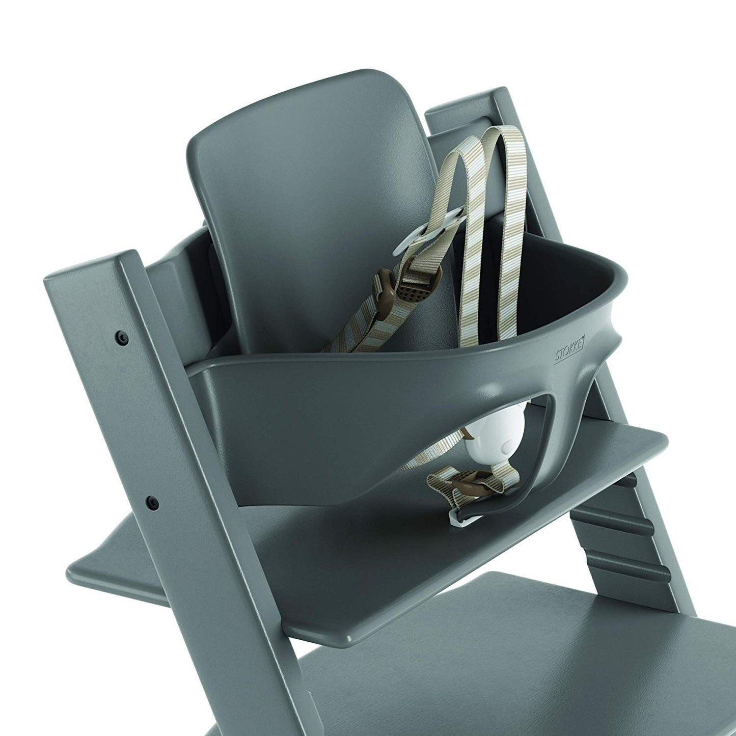 Stokke Silla Tripp Trapp Evolutiva, Baby Set mas Arnes (Storm Grey)