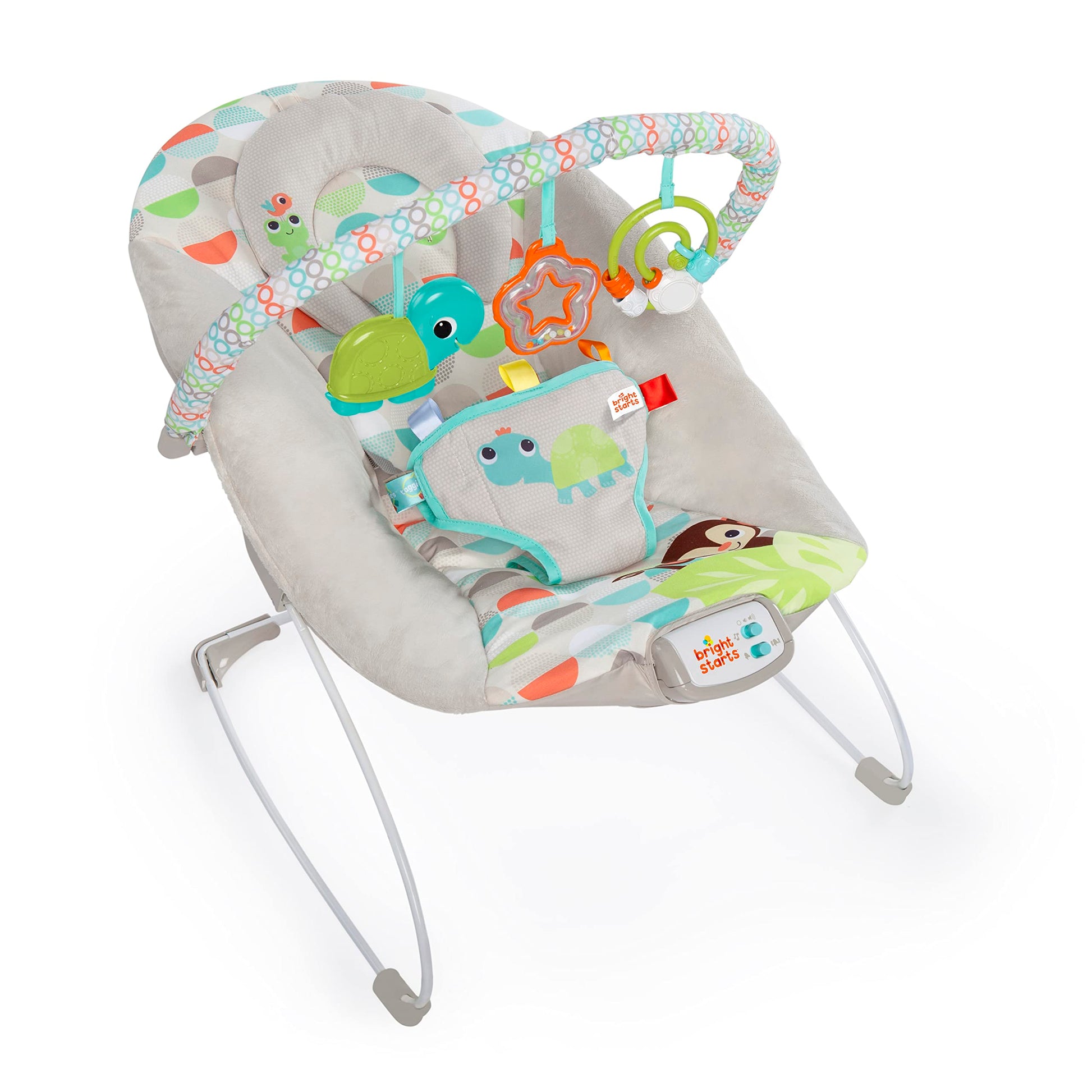Bright Starts Mecedora Con Motivos De Safari, Multi, Paquete De 2590.0 Grams