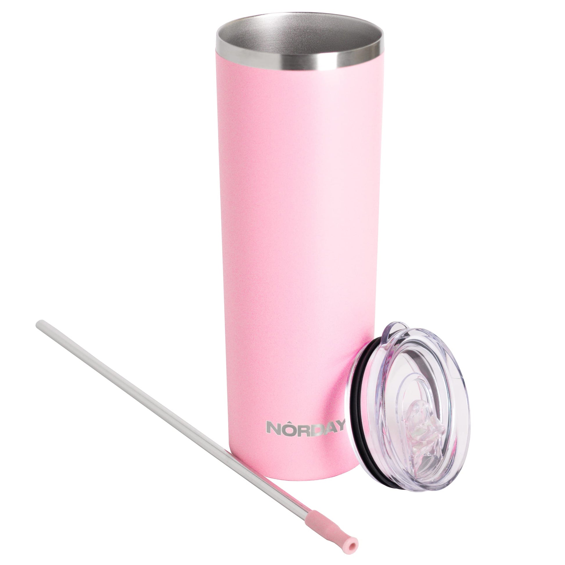 Vaso Térmico NORDAY Rosa Claro 22 oz Acero Inoxidable Antiderrame Doble Pared para Viaje