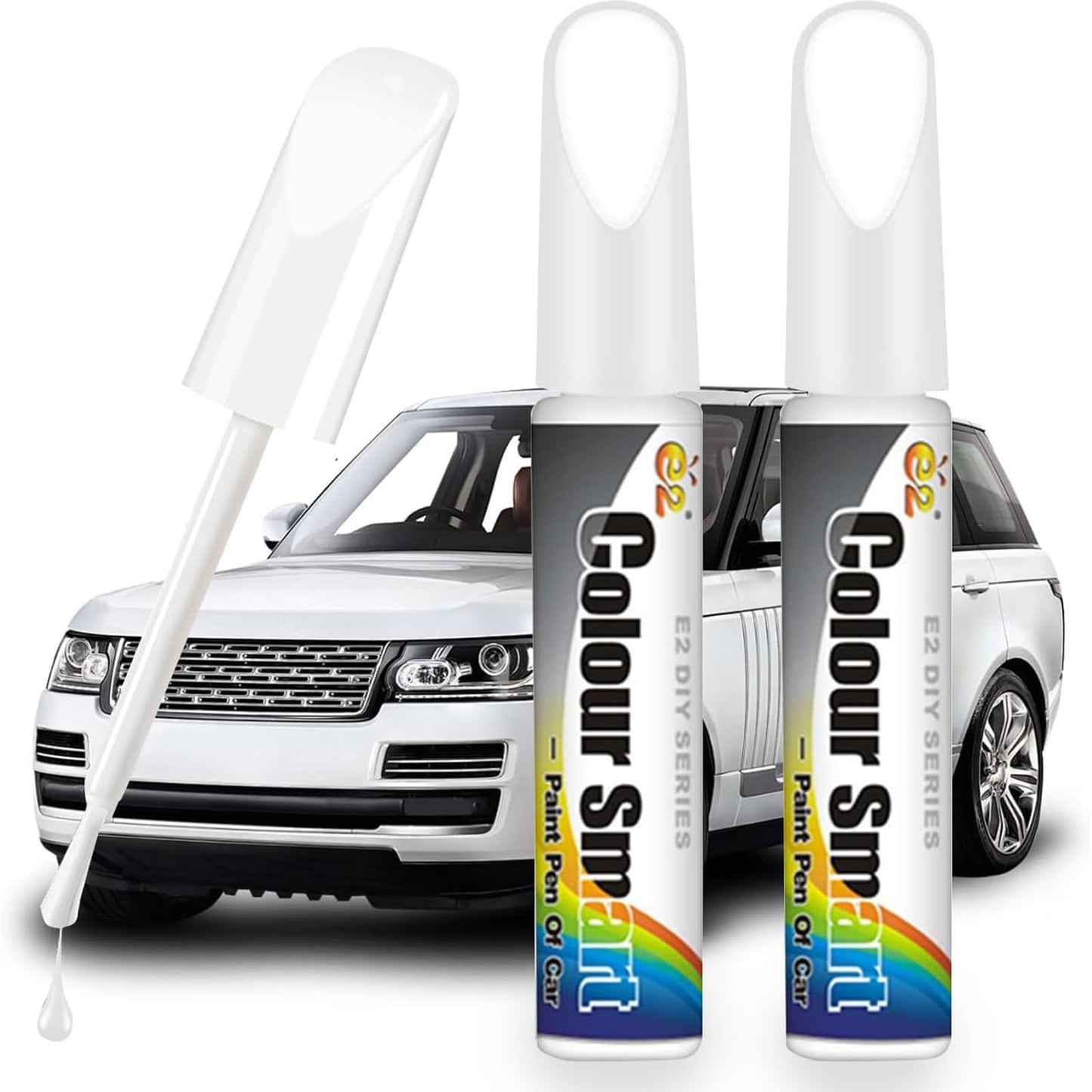 2 Piezas Bolígrafo Pintura Retoque Automotriz,Pintura para Carro,Removedor de Rayones para Arañazos Leves,Pintura para Rayones para Automotriz Carro,Autos, Motocicleta,Barco,MetáLicas o de Plástico