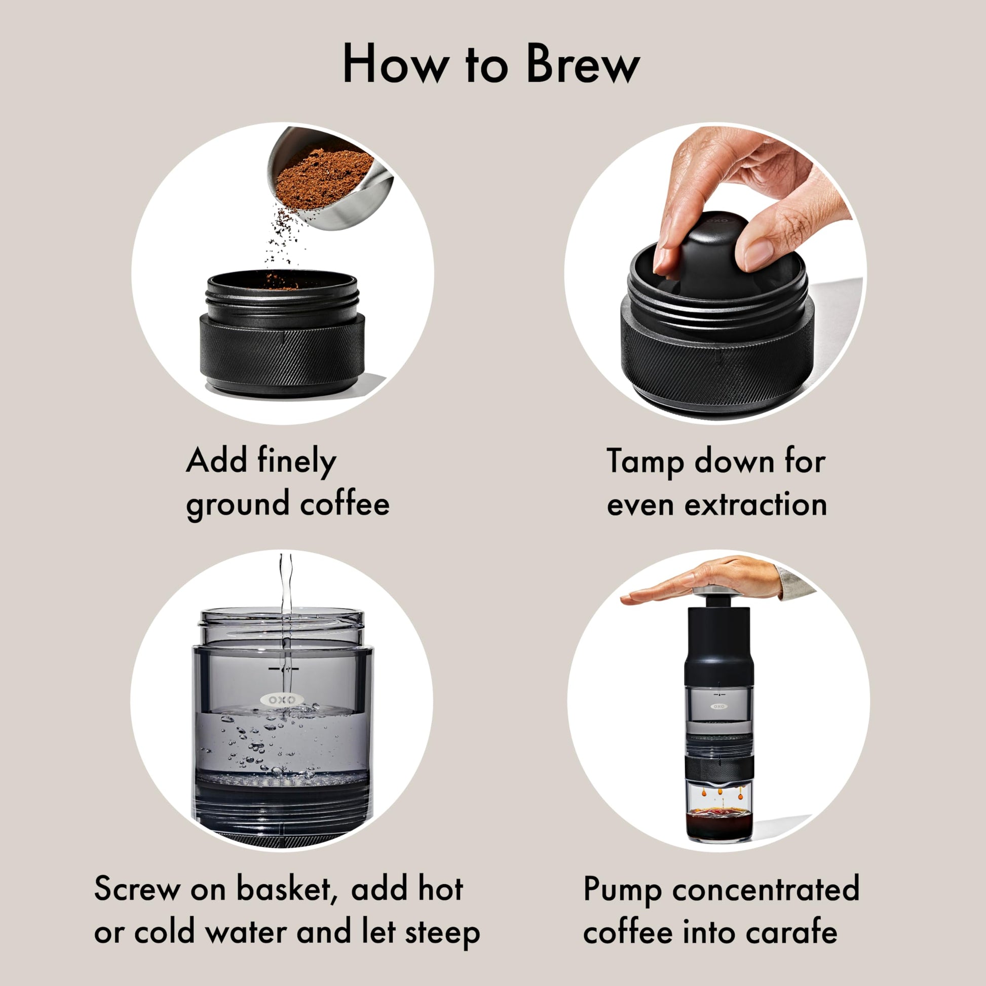 Cafetera OXO Brew Rápida