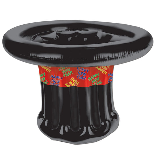 Beistle 80115 1-Pack Inflatable Happy New Year Top Hat Cooler, 27 by 18-Inch