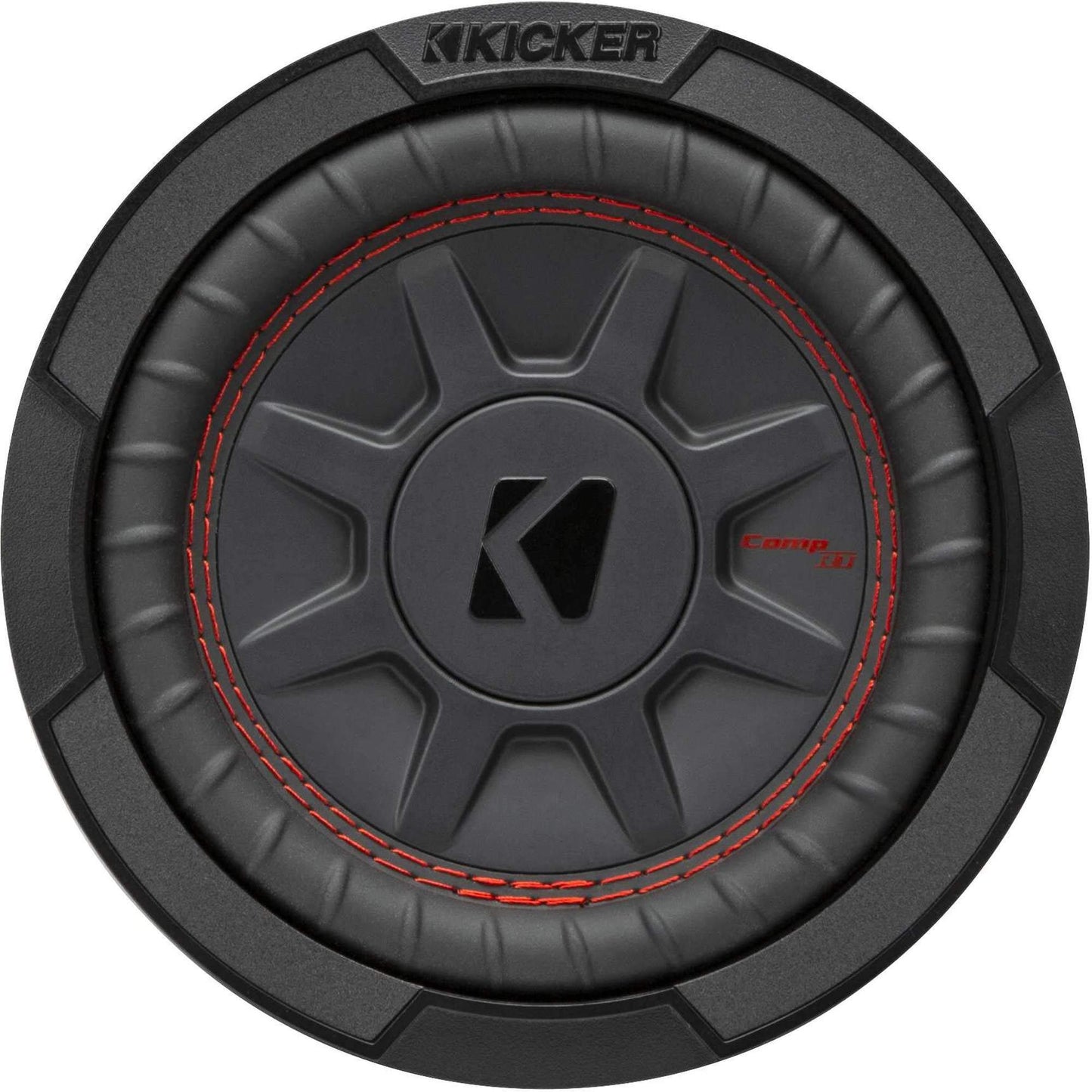 KICKER 48CWRT674 CompRT Subwoofer de 6.7 pulgadas, DVC, 4 ohmios