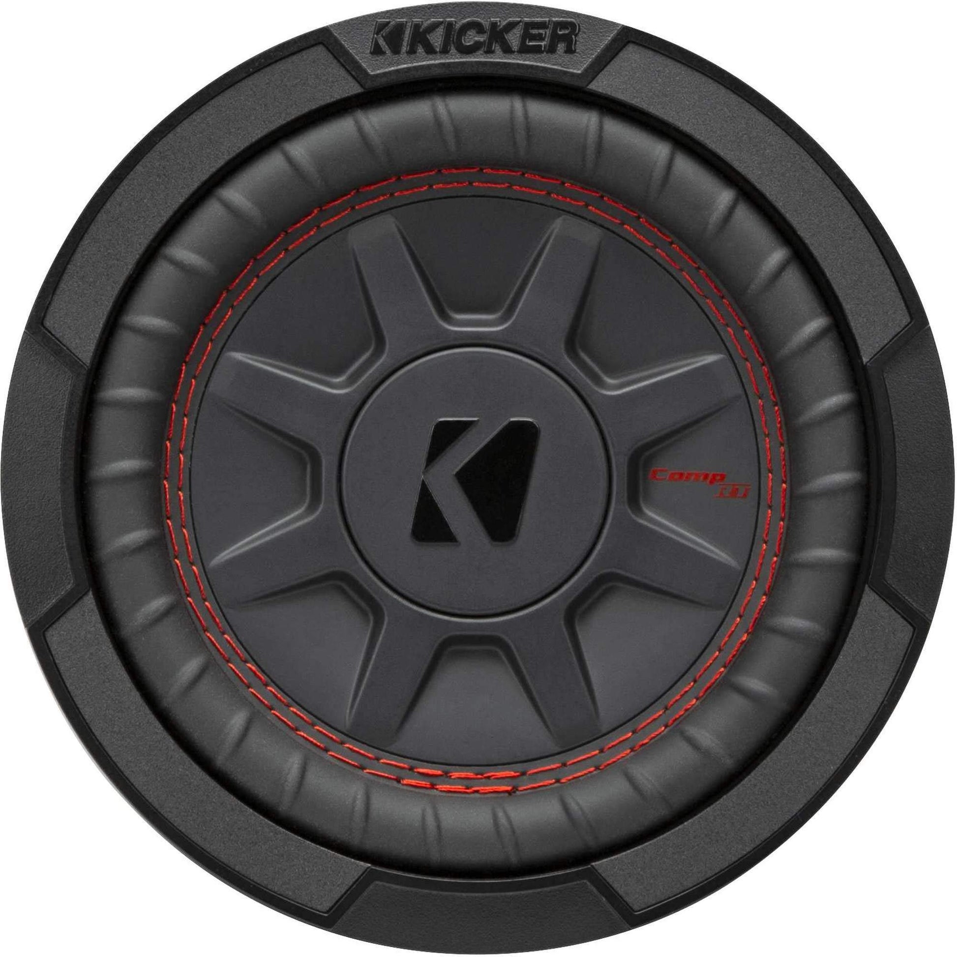 KICKER 48CWRT674 CompRT Subwoofer de 6.7 pulgadas, DVC, 4 ohmios