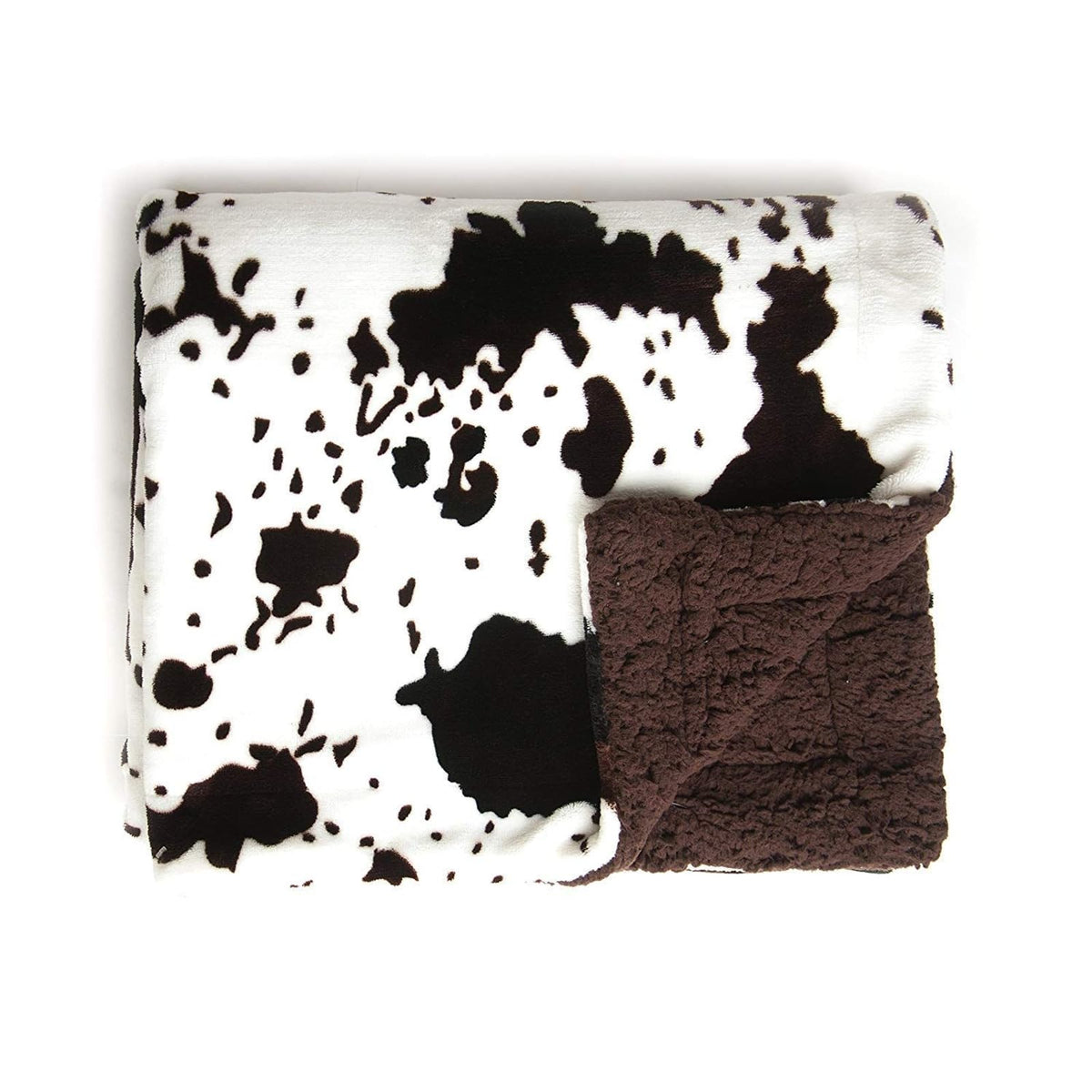 Tadpoles Manta Súper Suave Para Bebé, Estampado De Vaca, Café