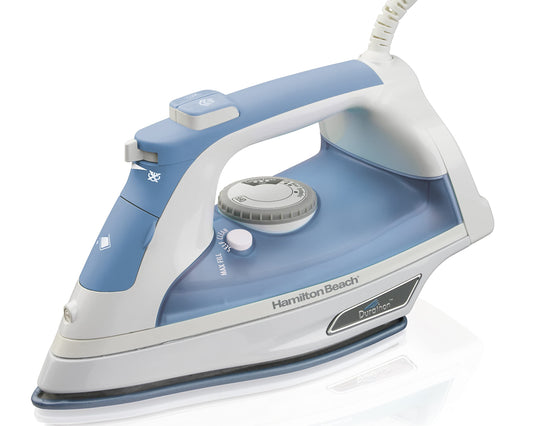 Hamilton Beach Plancha con suela antiadherente Durathon, Azul