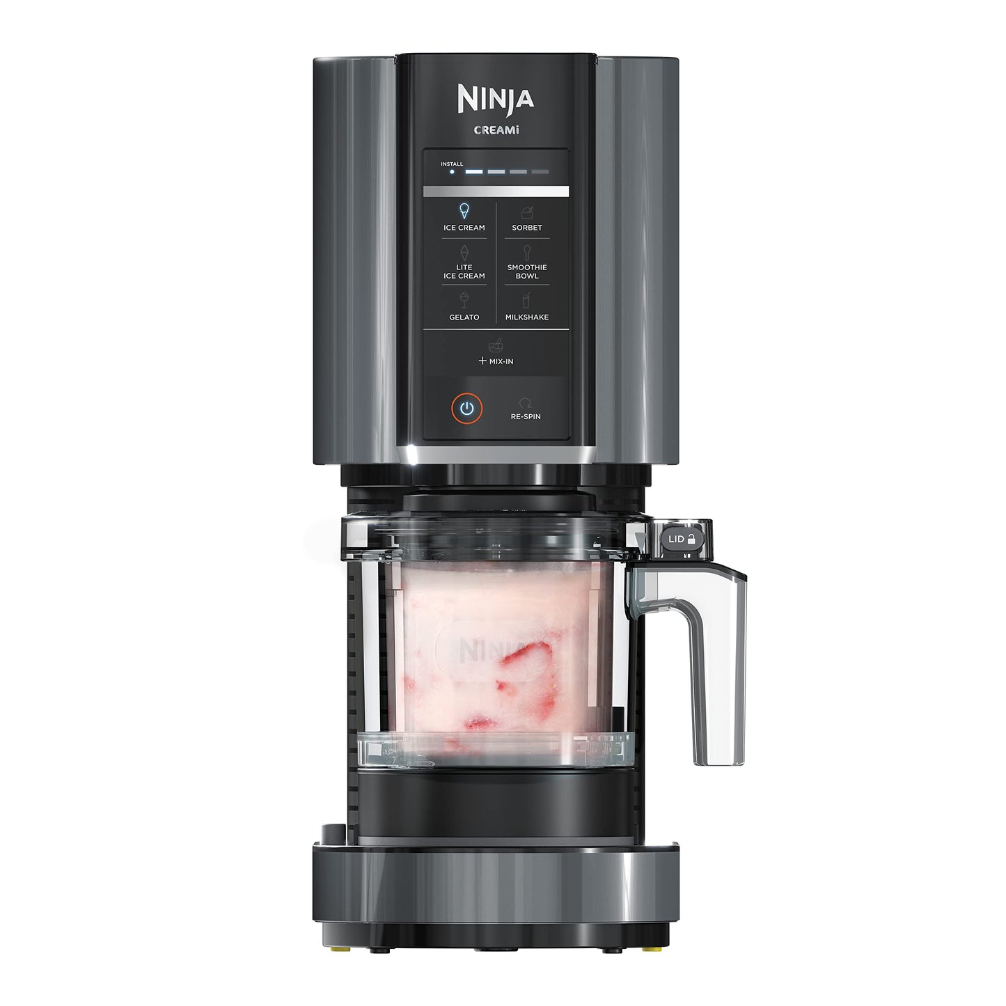 Máquina para Helados Ninja Negro Mate Compacta con 7 Programas para Niños