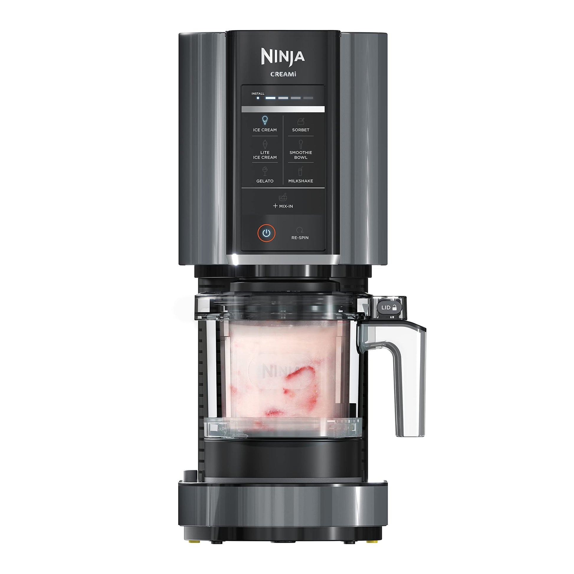 Máquina para Helados Ninja Negro Mate Compacta con 7 Programas para Niños