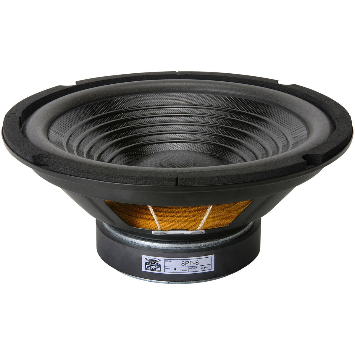 Woofer GRS 8PF-8 Poli Laminado Espuma 8 Pulgadas