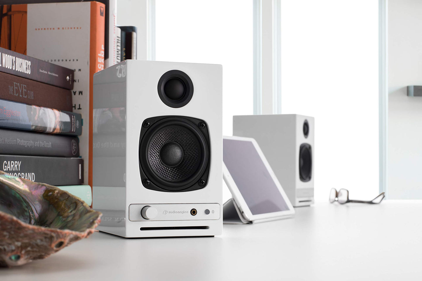 Audioengine Altavoces de Escritorio inalámbricos Bluetooth A2 HD: Bocinas para mi Computadora de 60 W para música y Juegos