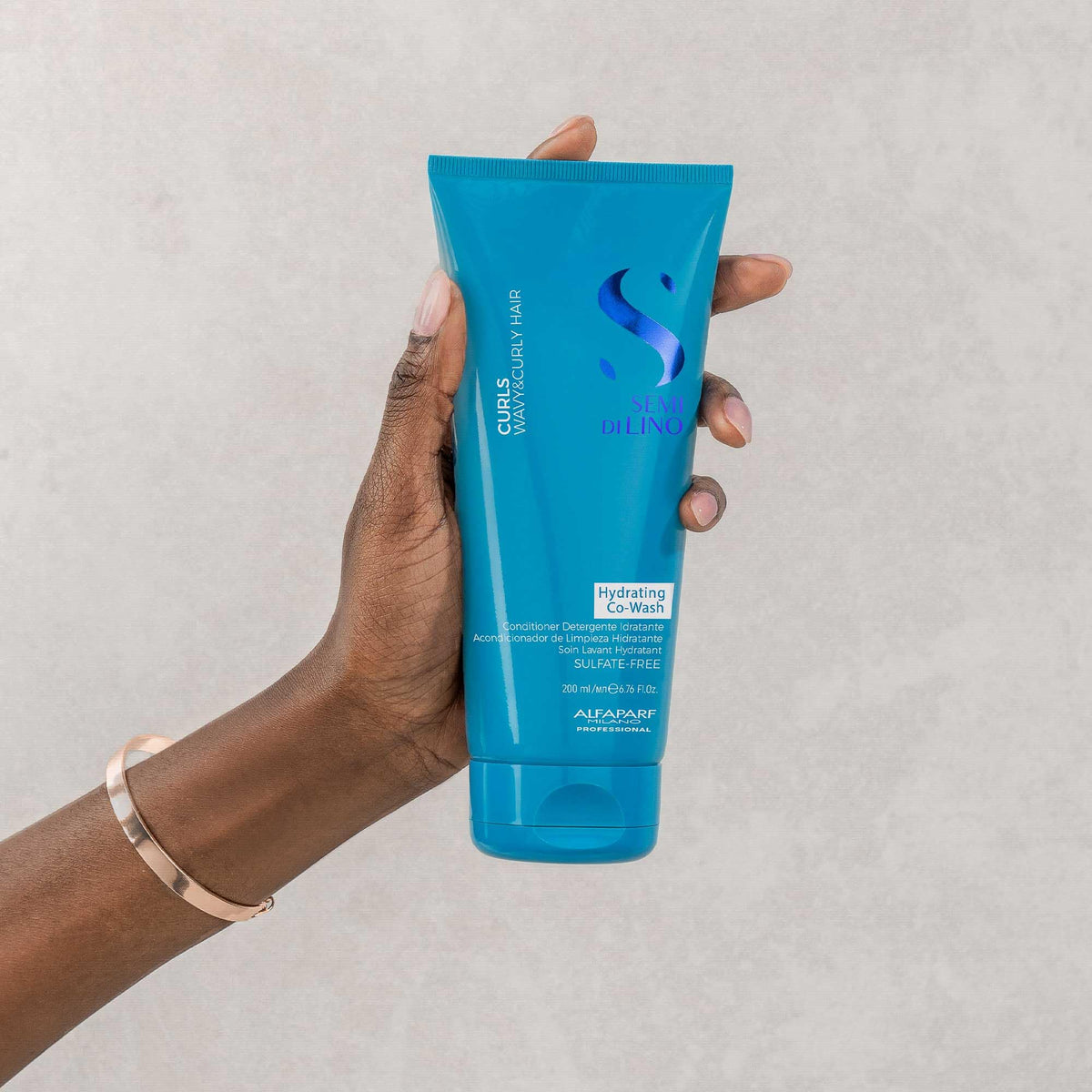 ALFAPARF Semi di Lino Curls Anti-Frizz Acondicionador 2 en 1, 200ml