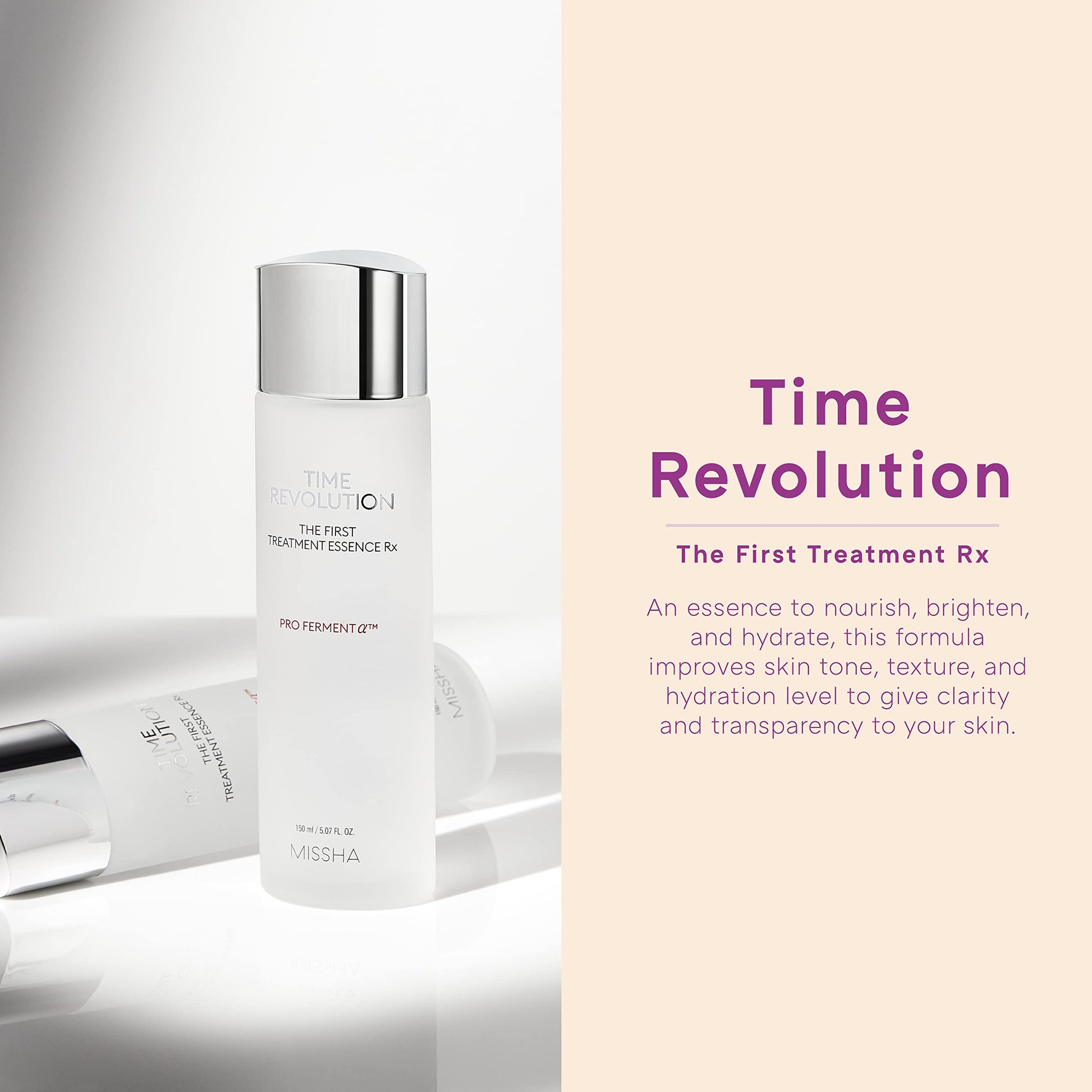 Time Revolution First Treatment Essence Rx 5.07 FL.OZ - Esencia para primer tratamiento (150 ml)