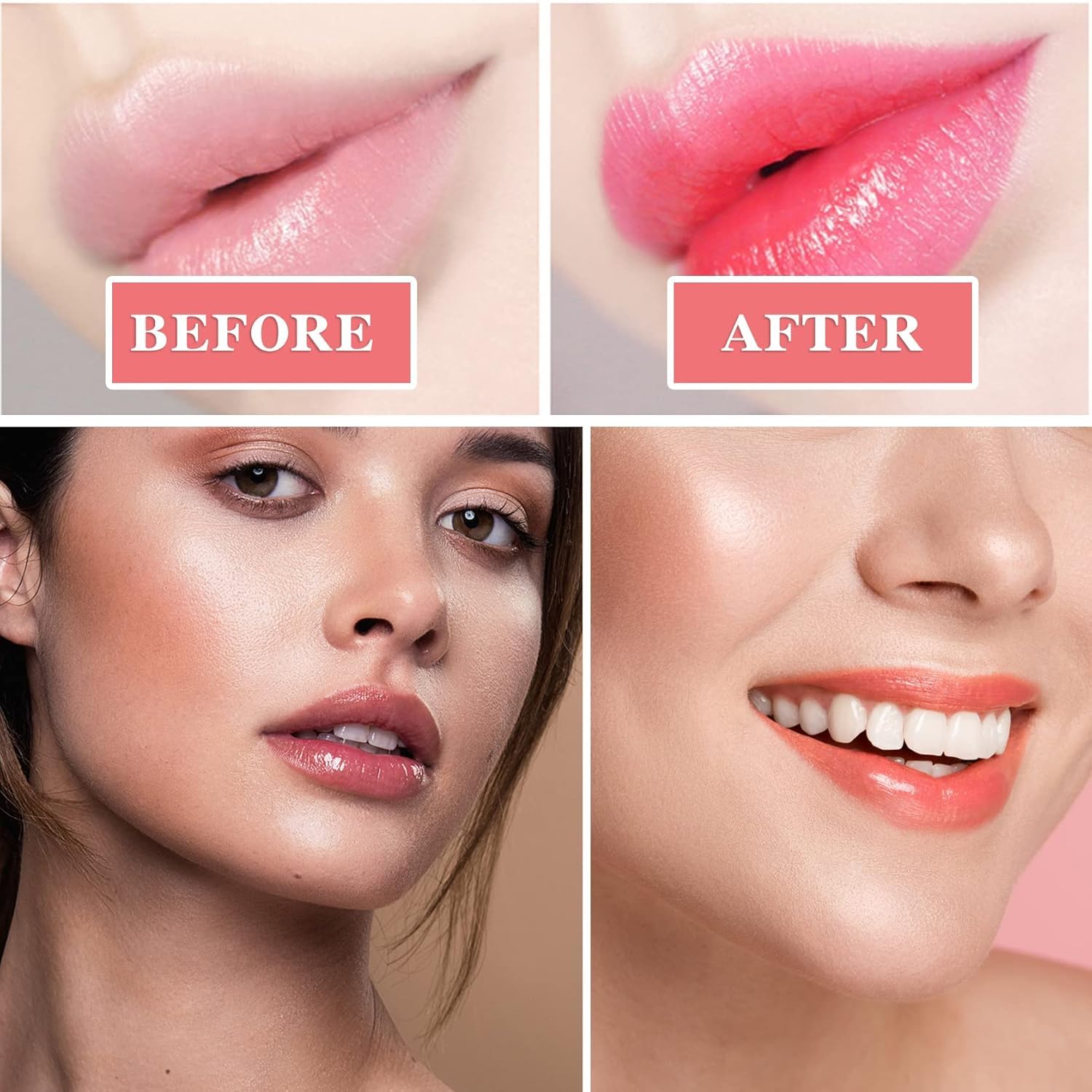 Bálsamo Labial de Miel de Abeja,Bálsamo Labial Hidratante con Propóleo,Bálsamo Labial Hidratante de Miel con Propóleo,Hidratación y Prevención de Labios Secos y Agrietados (Strawberry Pot)