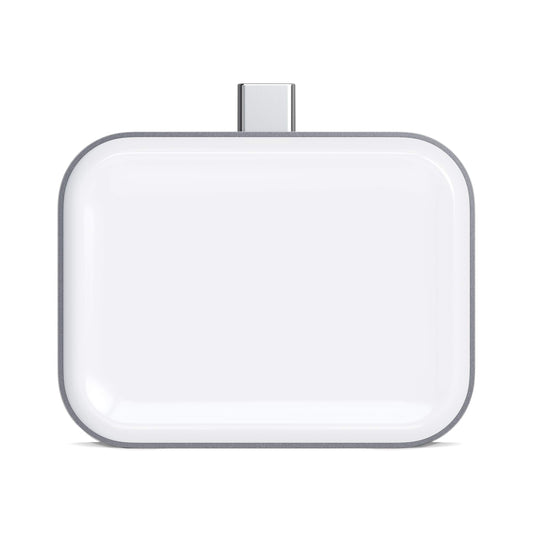 SATECHI Dock de Carga Inalámbrica USB-C - Compatible con Apple AirPods Pro & AirPods 3/2/1 con Funda de Carga Inalámbrica (No Incluida)