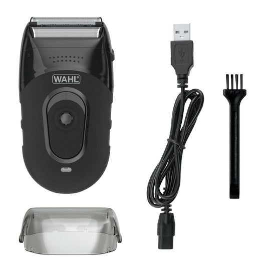 Afeitadora Compacta Wahl Iones de Litio Láminas Flexibles Contornos
