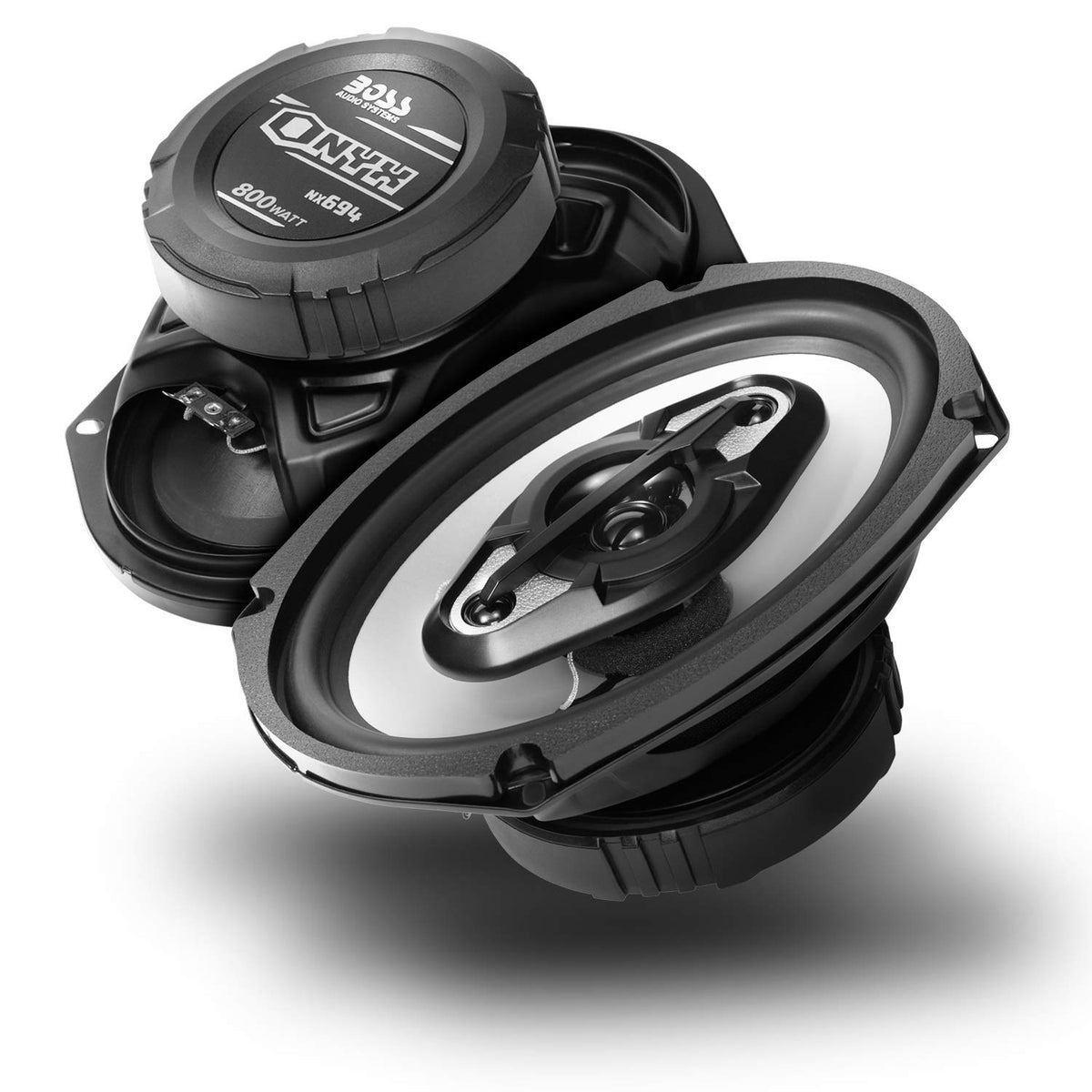 Altavoces Coaxiales Boss Audio Onyx 800-watt Negro 4 Vías para Auto
