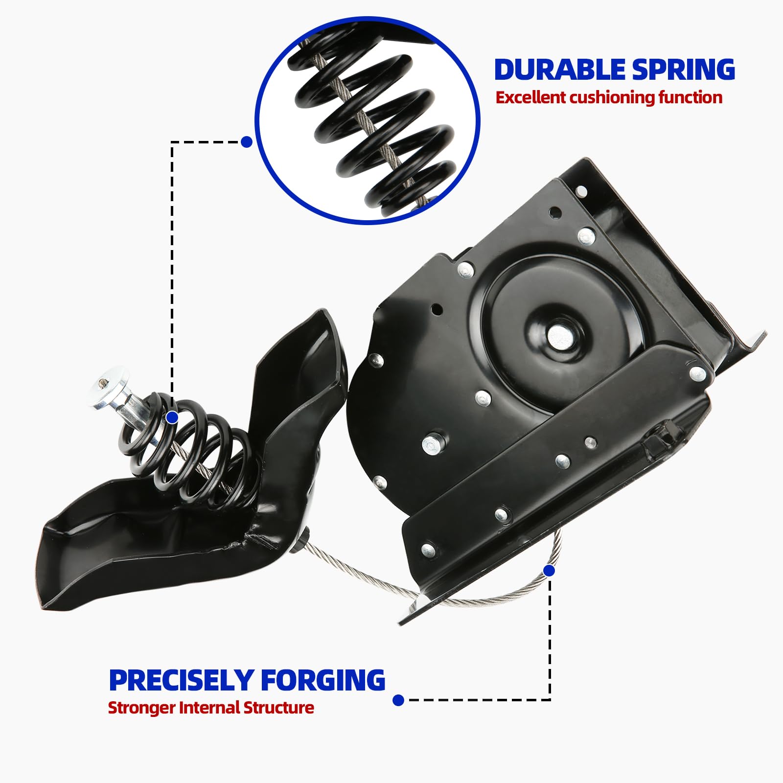 Soporte de cabrestante de llanta de refacción compatible con Ford F-150 1997-2003, 2004 y Heritage 1997-1999, F-250 1997 y HD 2002 y Lincoln Blackwood 2002 924-526 1L3Z1A131AA 2L3Z1A131AA