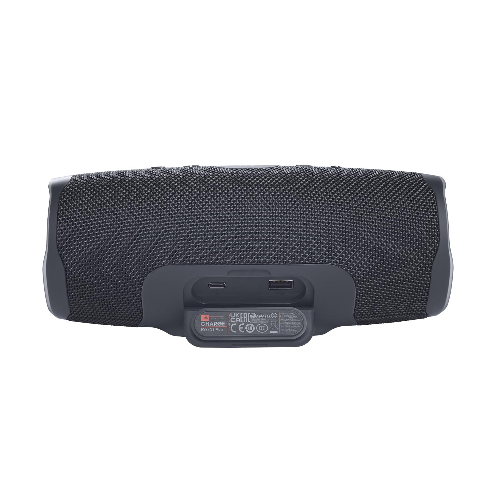 JBL Charge Essential, Bocina Portátil Bluetooth, 10W de Potencia, Reproducción 20 Horas, Resistencia al Agua IPX7 - Negro