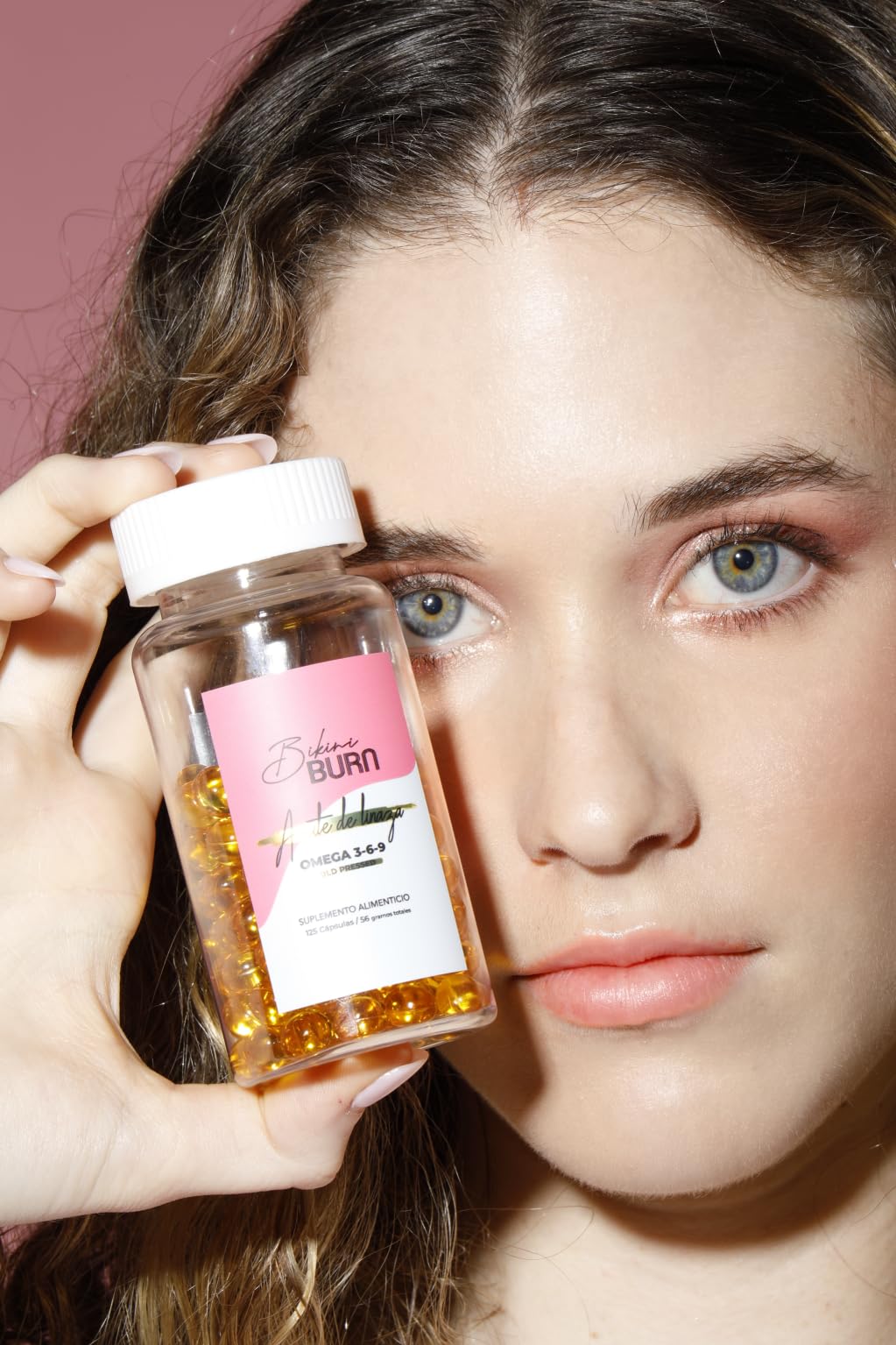 Bikini Burn Aceite de Linaza Cold Pressed | Omega 3 Acido alfa-linolénico (ALA), | Vegano, sin aditivos | Prensado en frío