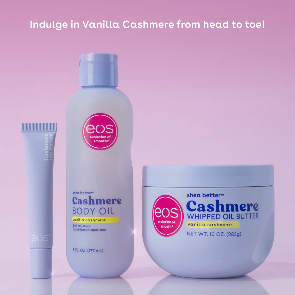 eos Aceite Corporal De Cachemira Vainilla Y Cachemira Hidratación 24 Horas Escualano Vegetal Para Calmar Suavizar Y Alisar La Piel Seca 177 Ml Blanco