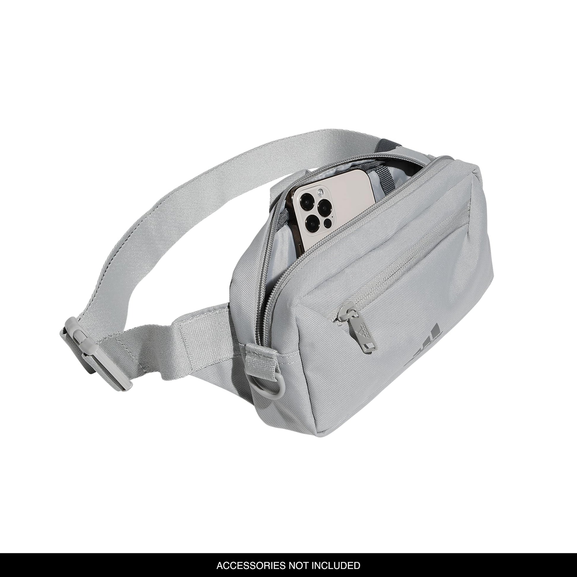 adidas Must Have 2.0 - Riñonera cruzada con correa ajustable para festivales y viajes, gris (Grey Two), Una talla, Bolsa de cinturón 2.0 imprescindible con correa ajustable para festivales y viajes