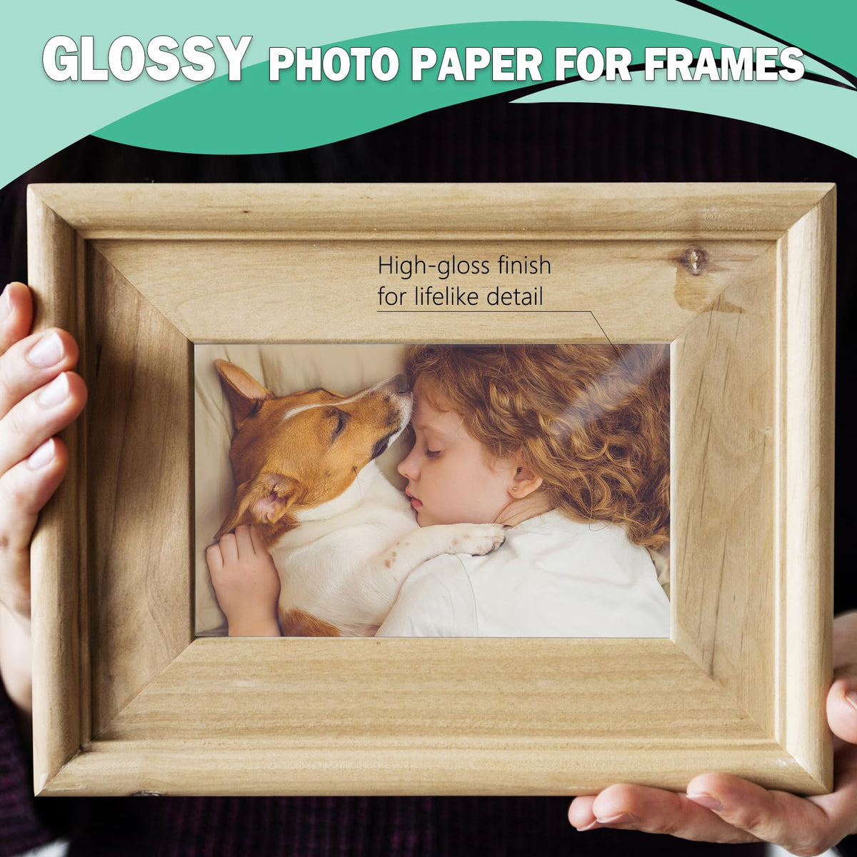 Papel Fotográfico Brillante para Impresora Inkjet, Paquete Variado 3.5x5, 4x6, 5x7, 150 Hojas