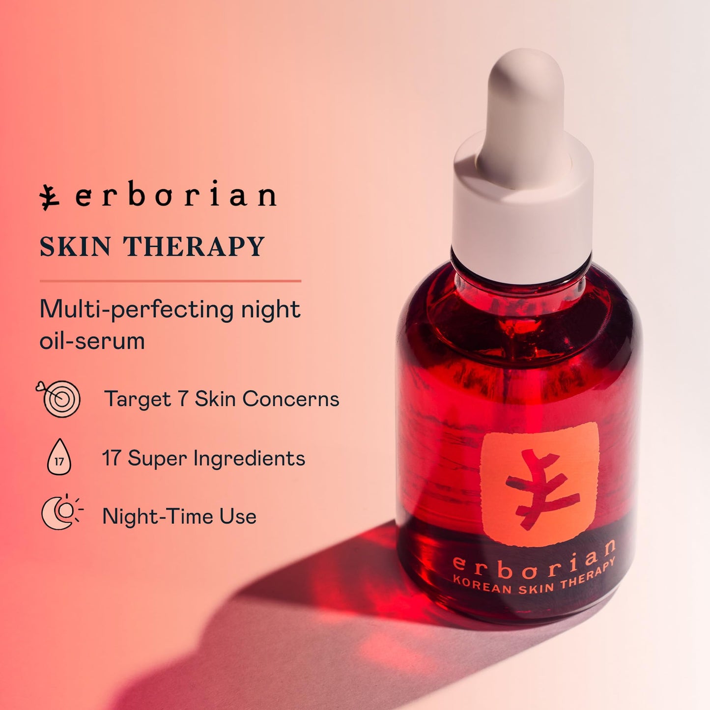 Skin Therapy Multi-Perfecting Bi-Phase Night Oil-Serum - Supercharged With 17 Ingredients -Targets 7 Skin Concerns, Improves Appearance of Fine Lines, Skin Texture, Complexion Evenness (0.33 Fl Oz)