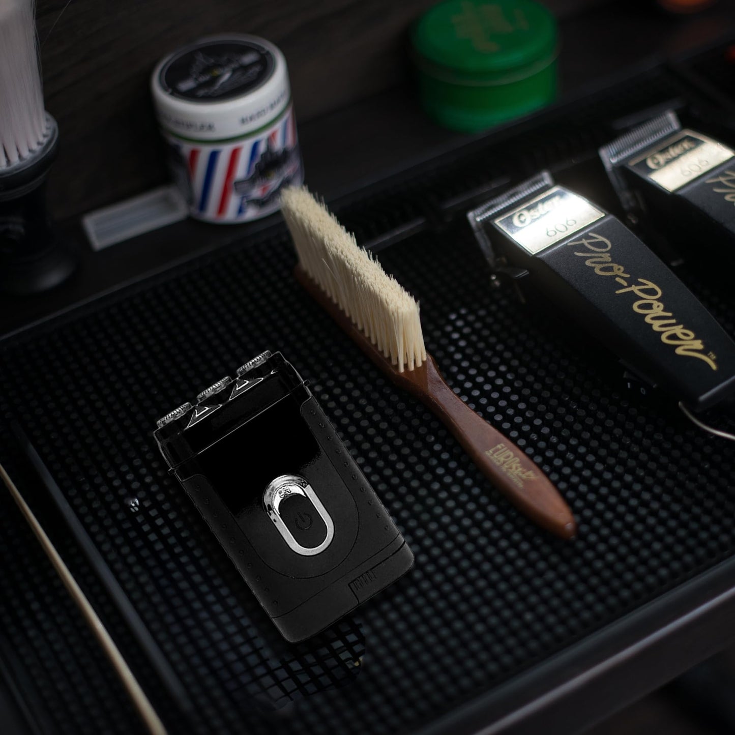 Afeitadora Eléctrica Tacshaver Negra Recargable 3D Inalámbrica para Hombre