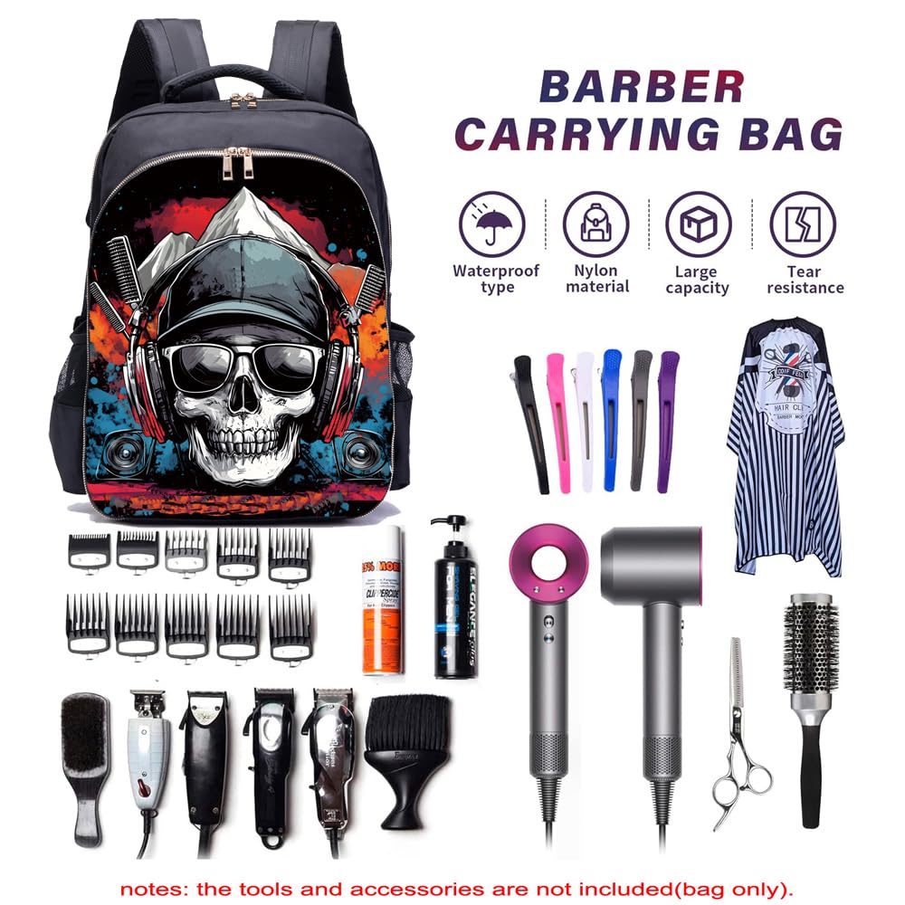 Bolsas grandes para peluqueros y suministros de maquillaje, mochila organizadora para peluqueros, bolsa de herramientas de viaje para hombres